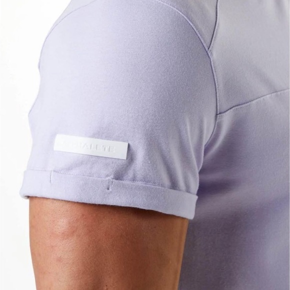 Alphalete Evo Shirts Lilac and White - Picture 3 of 4